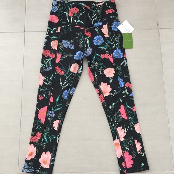 Kate Spade♠️ Blossom Studio Leggings Workout Pants - Picture 1 of 7